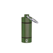 ONGROK Small Aluminum Storage Flower Keychain | Green