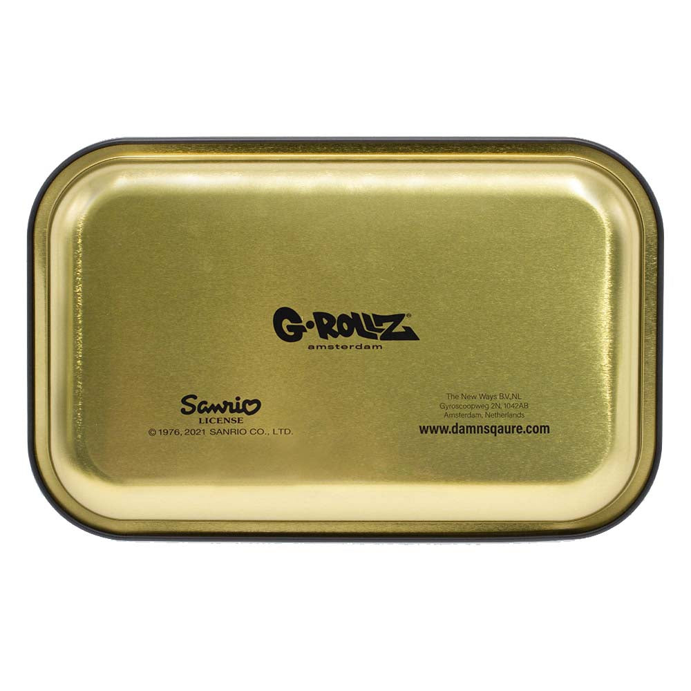 G-Rollz Hello Kitty Neon Amsterdam Rolling Tray | Medium | bottom view