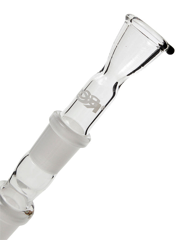 ROOR Zumo Straight Cylinder Glass Bong | Orange Logo - Glass Funnel Bowl