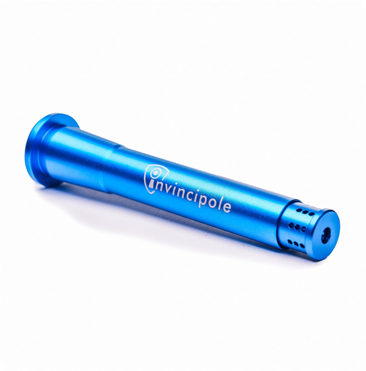 Invincipole Telescopic Metal Diffuser Downstem | 18.8mm > 14.5mm | Blue | Side View 1