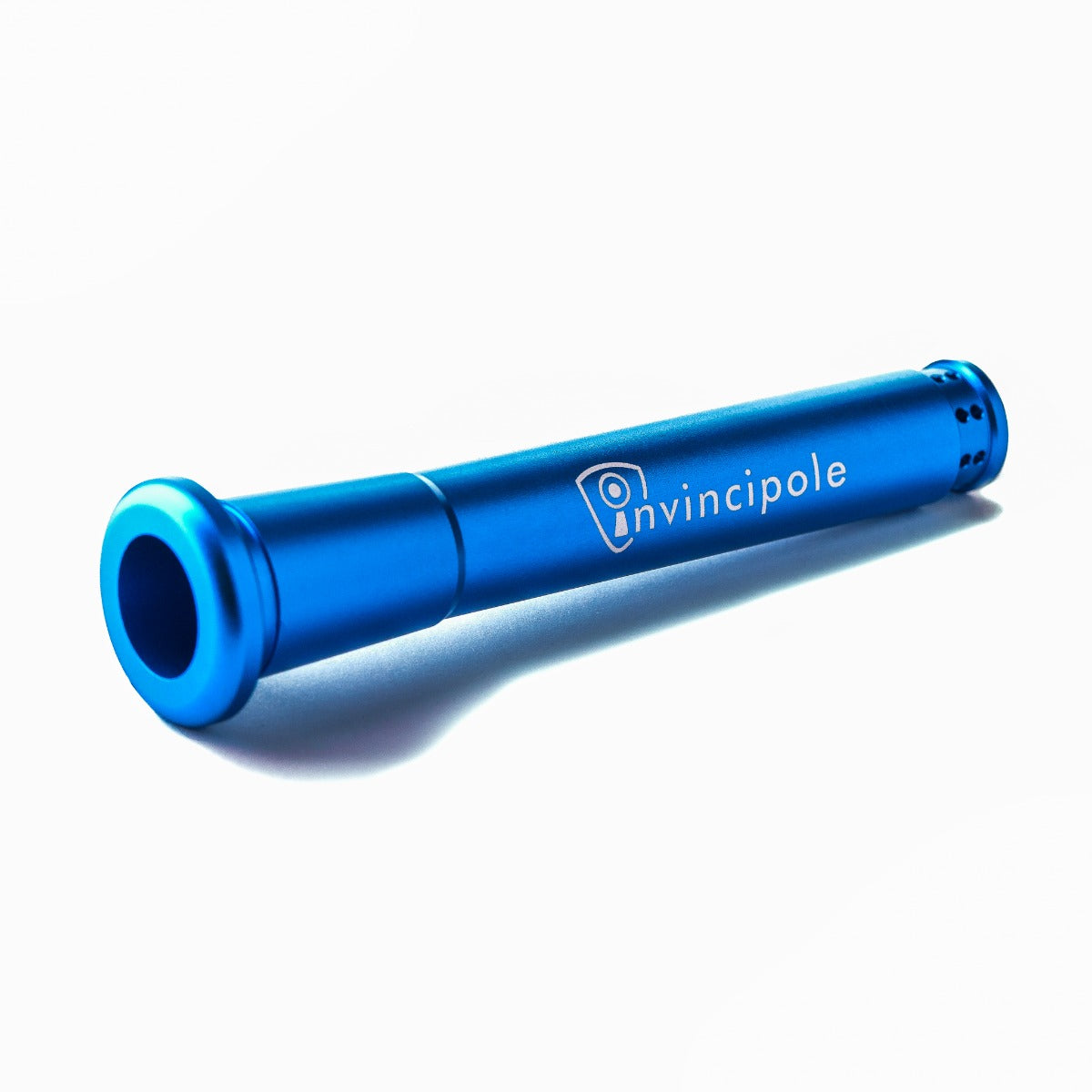 Invincipole Telescopic Metal Diffuser Downstem | 18.8mm > 14.5mm | Blue | Side View 2