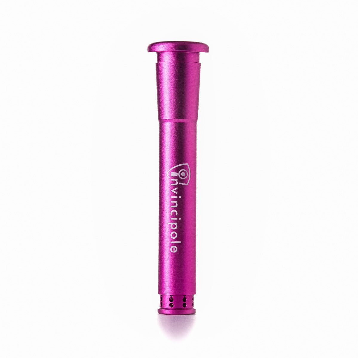 Invincipole Telescopic Metal Diffuser Downstem | 18.8mm > 14.5mm | Pink | Collapsed