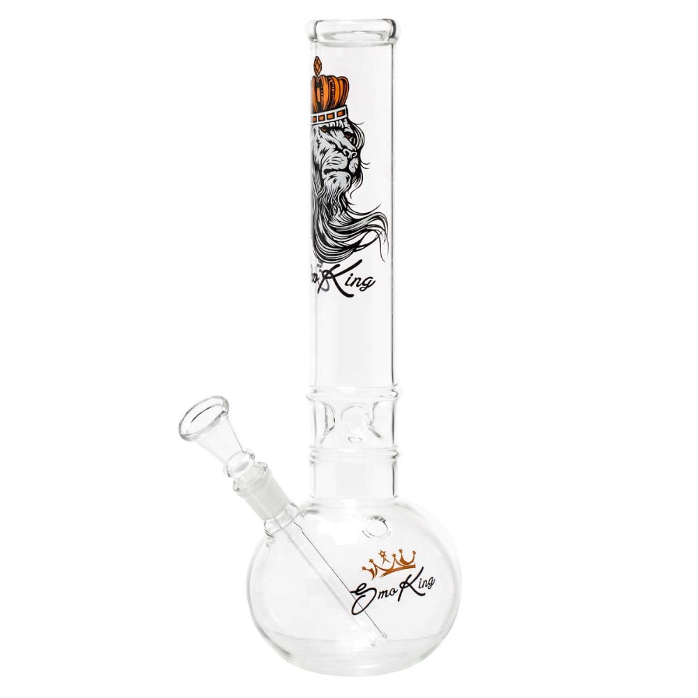 SmoKing Glass Bubble Base Lion Ice Bong | side view