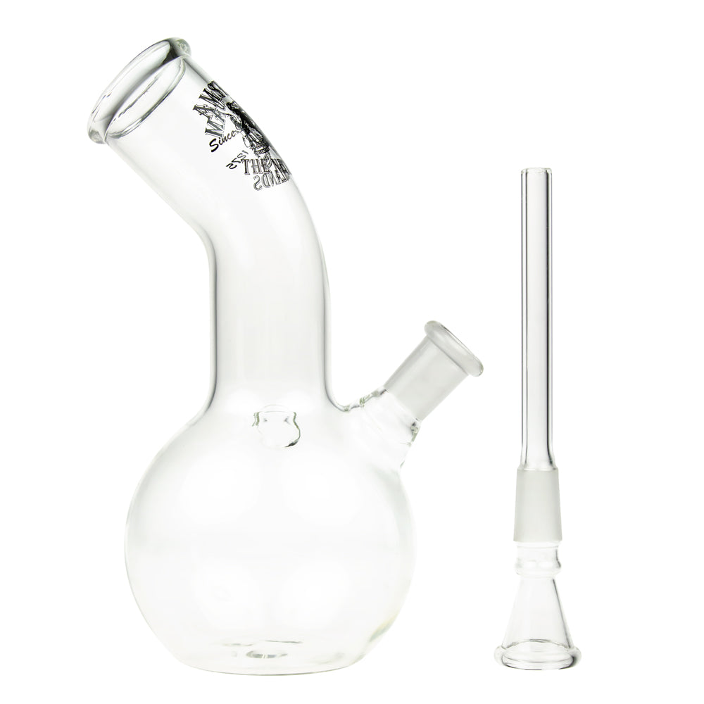 Amsterdam Bouncer Mini Glass Bong - Dowstem with Attached Bowl