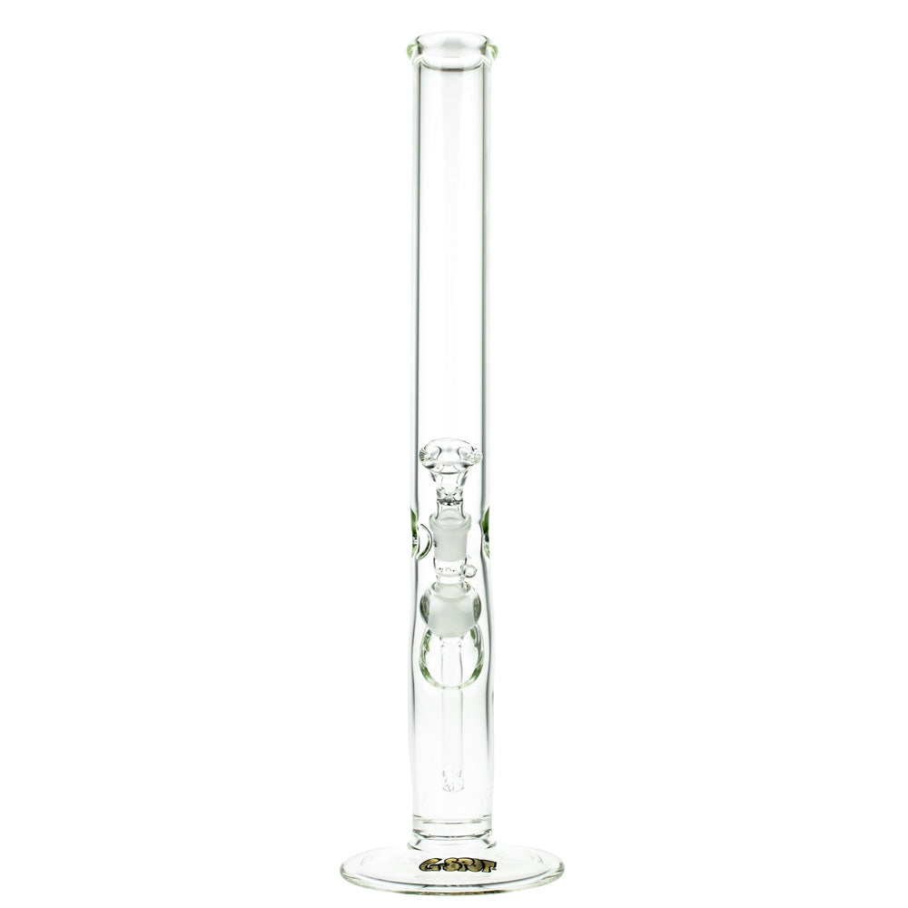 G-Spot Glass Hangover Ice Bong with Real Gold Logo | 50 cm - Front View