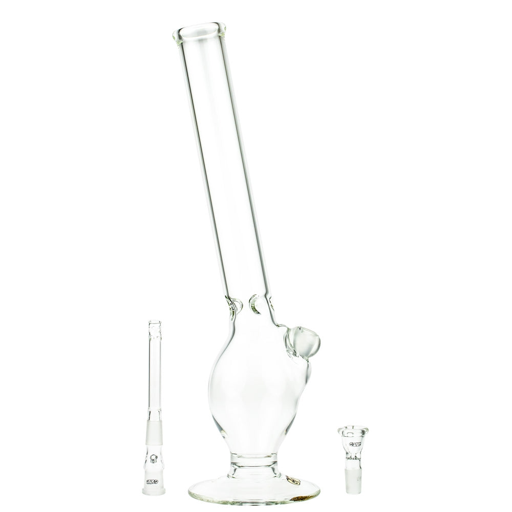 G-Spot Glass Egg Ice Bong with Real Gold Logo | 50cm - Diffuser Downstem and Herb Bowl Included