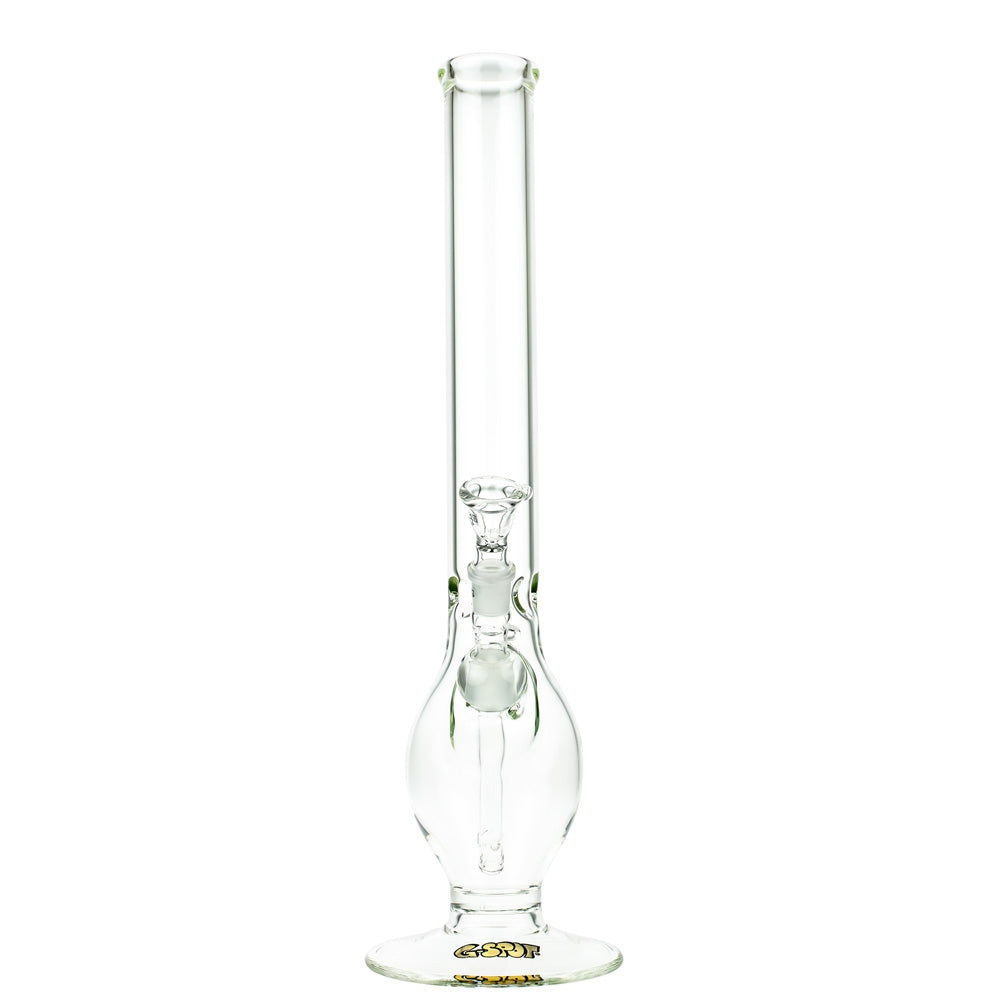 G-Spot Glass Egg Ice Bong with Real Gold Logo | 50cm - Front View
