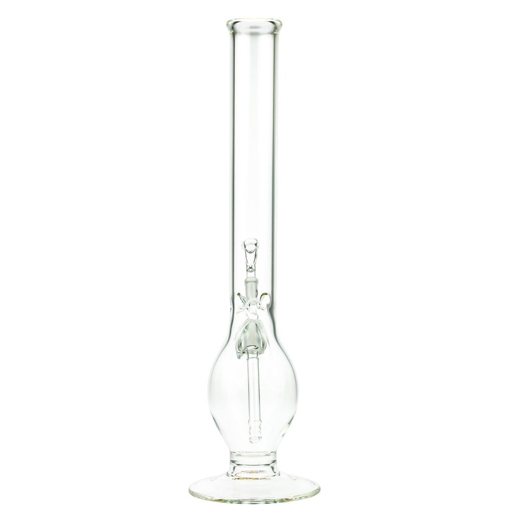 G-Spot Glass Egg Ice Bong with Real Gold Logo | 50cm - Back View