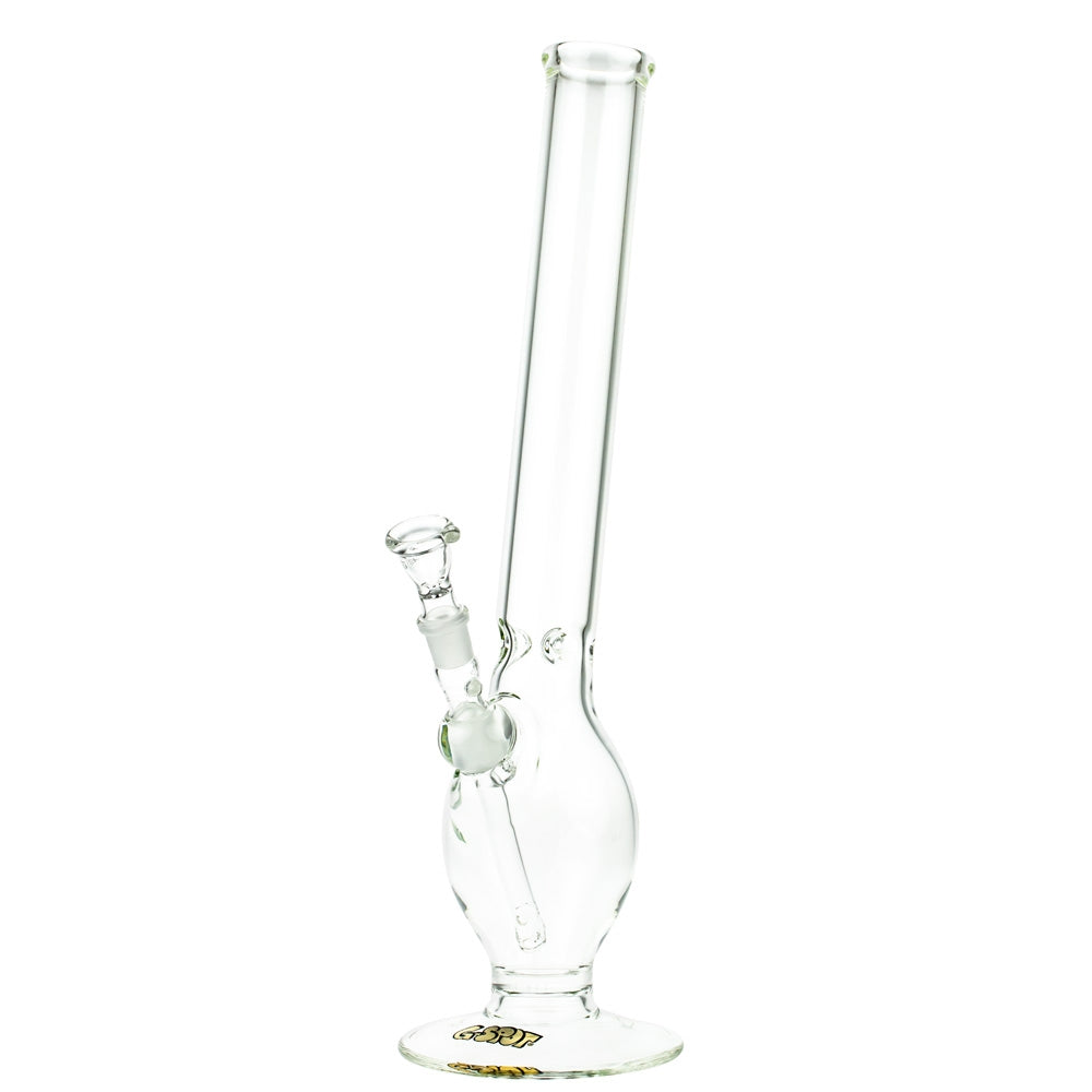 G-Spot Glass Egg Ice Bong with Real Gold Logo | 50cm - Side View 2