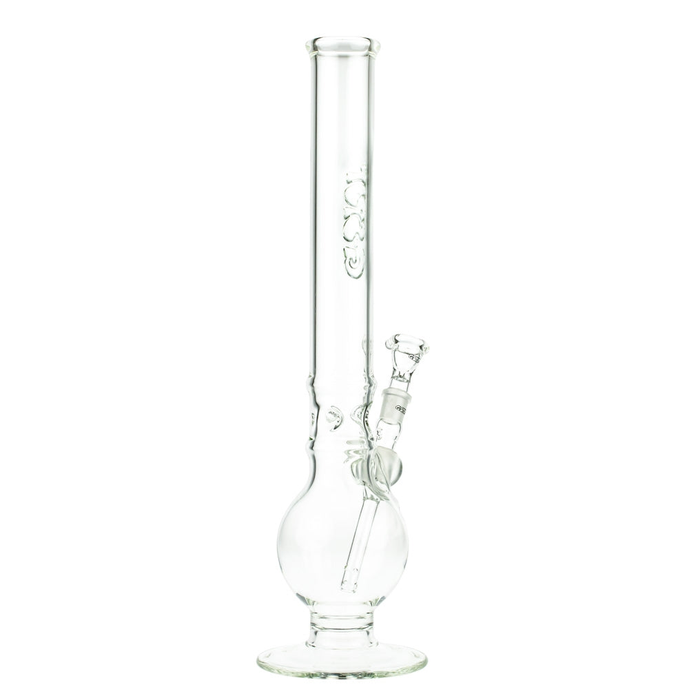 G-Spot Glass Bubble Ice Bong with Flame Polished Logo | 50cm - Side View 3