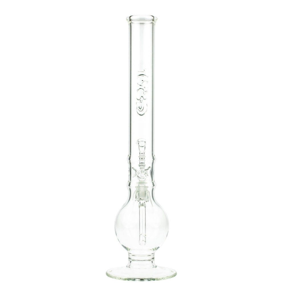 G-Spot Glass Bubble Ice Bong with Flame Polished Logo | 50cm - Back View
