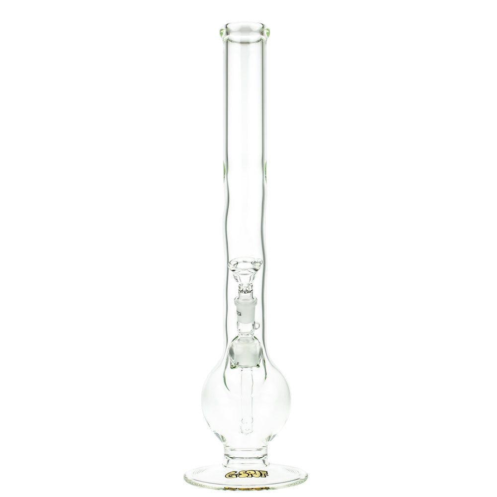 G-Spot Glass Wave Bong with Real Gold Logo | 50 cm - Front View