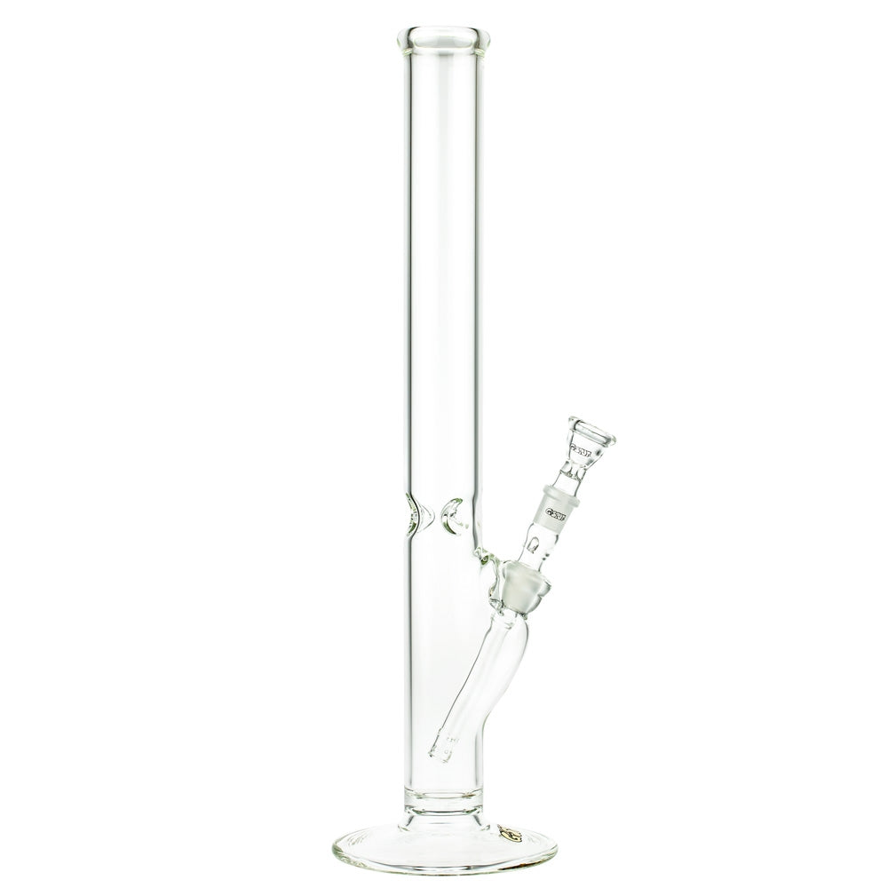 G-Spot Glass Classic Cylinder Ice Bong with Gold Logo | 50 cm - Side View 4