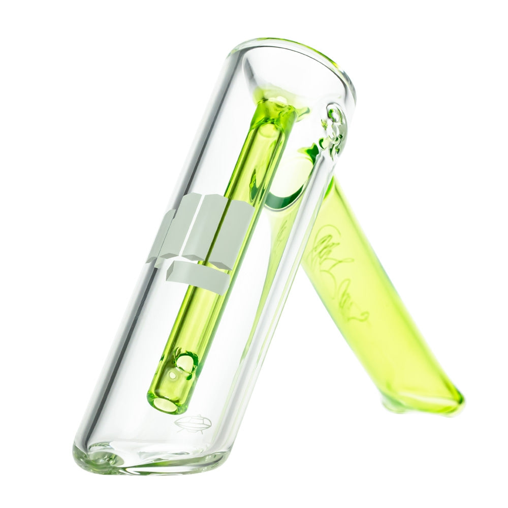 Snoop Dogg Pounds Lightship Handheld Bubbler | Green - Side View 2