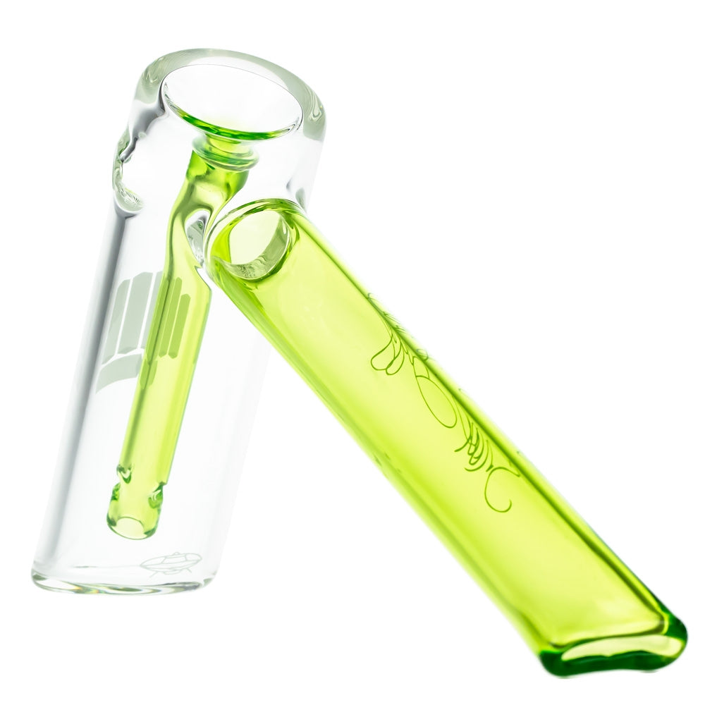 Snoop Dogg Pounds Lightship Handheld Bubbler | Green - Side View 4