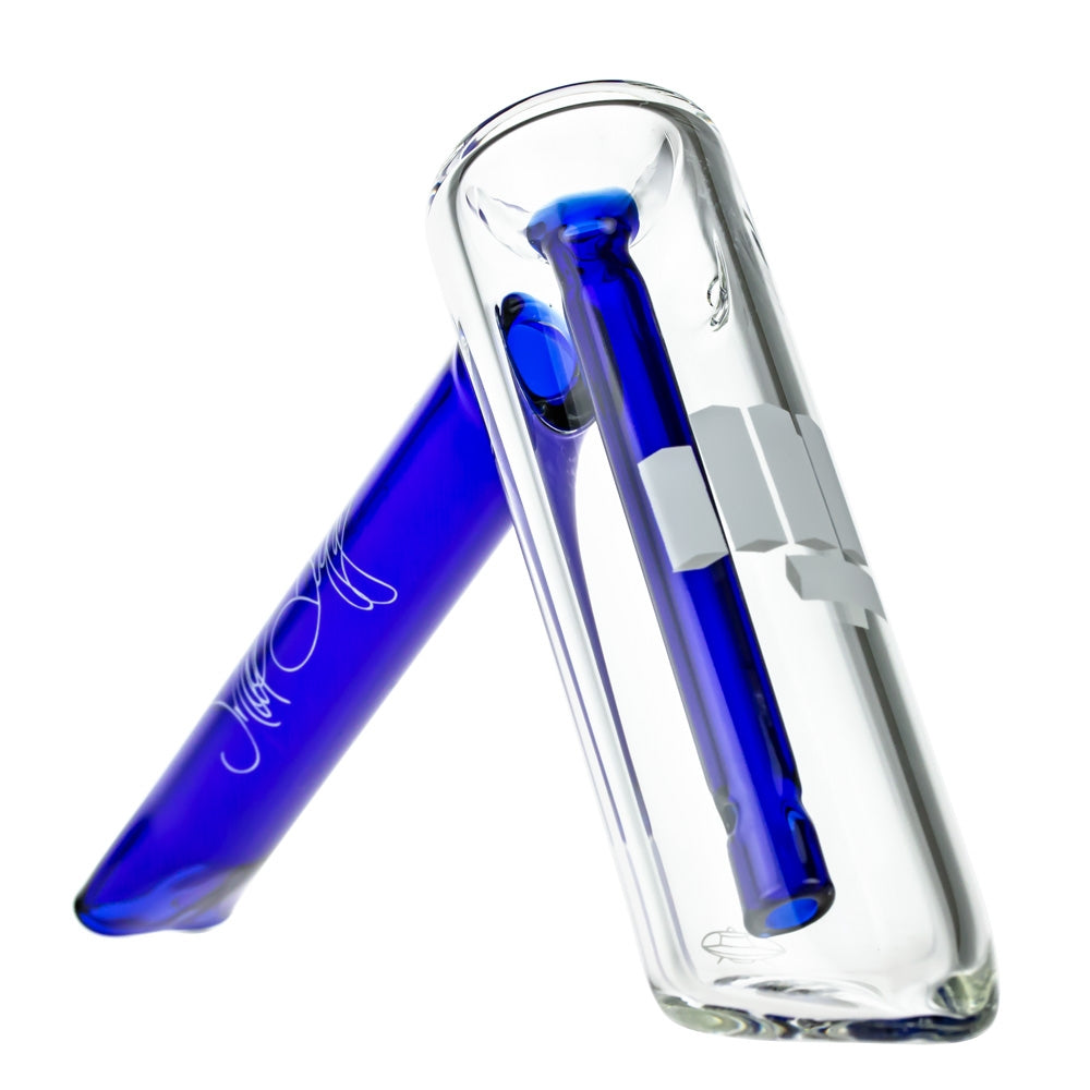 Snoop Dogg Pounds Lightship Handheld Bubbler | Blue - Side View 1