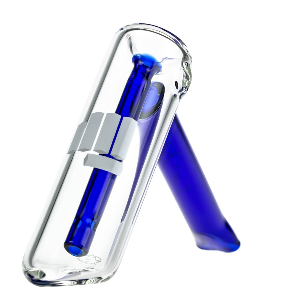 Snoop Dogg Pounds Lightship Handheld Bubbler | Blue - Side View 2