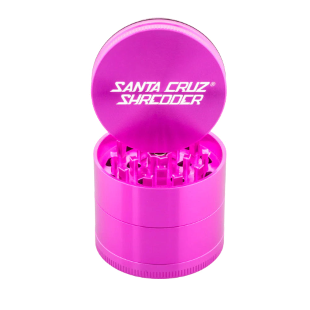 Santa Cruz Shredder Aluminum Herb Grinder | Medium | 4-Part