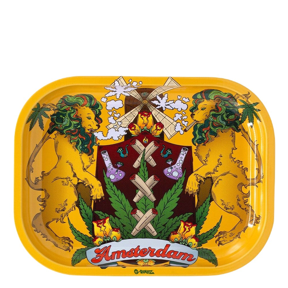 G-Rollz Canna Lions Rolling Tray | Small