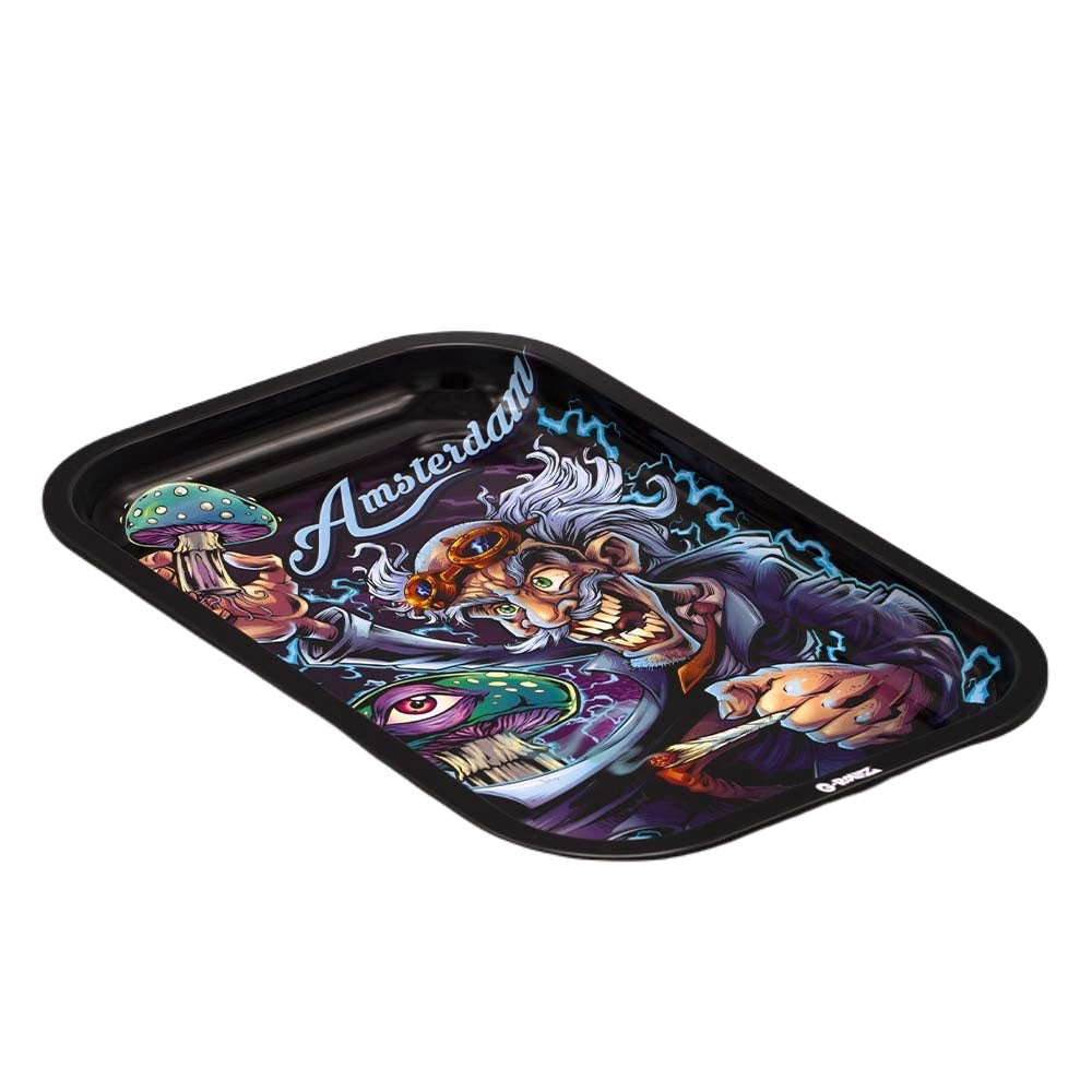 G-Rollz Amsterdam Mad Scientist Rolling Tray | Medium | side view