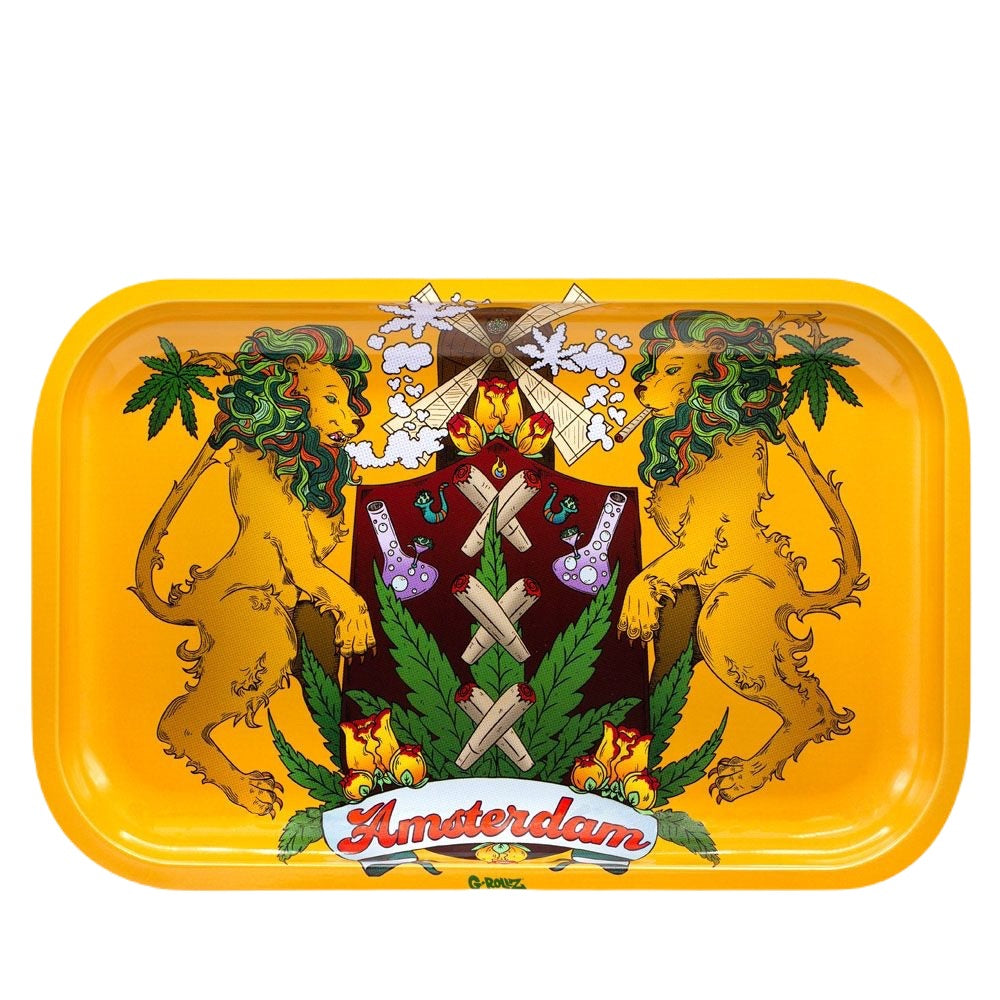 G-Rollz Canna Lions Rolling Tray | Medium