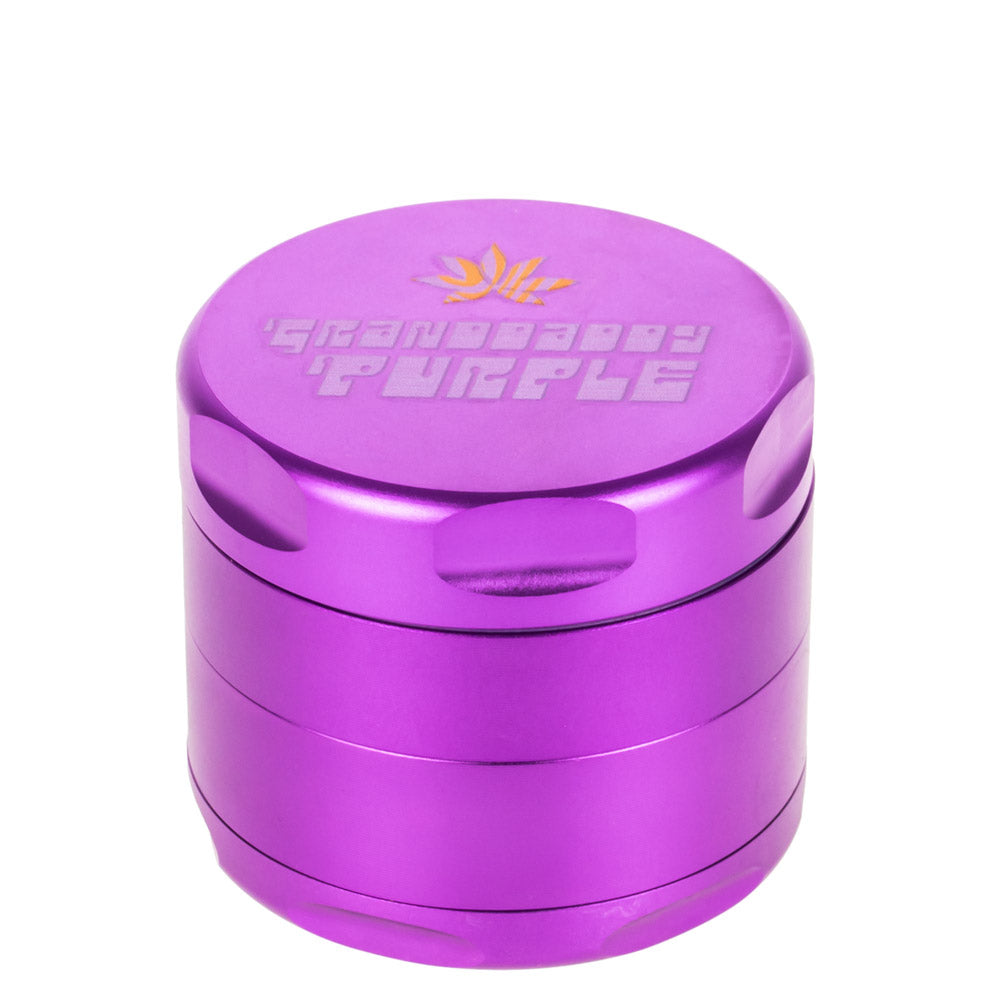 Famous Brandz Puff Puff Pass 4-Part Aluminum Herb Grinder | Granddaddy Purple