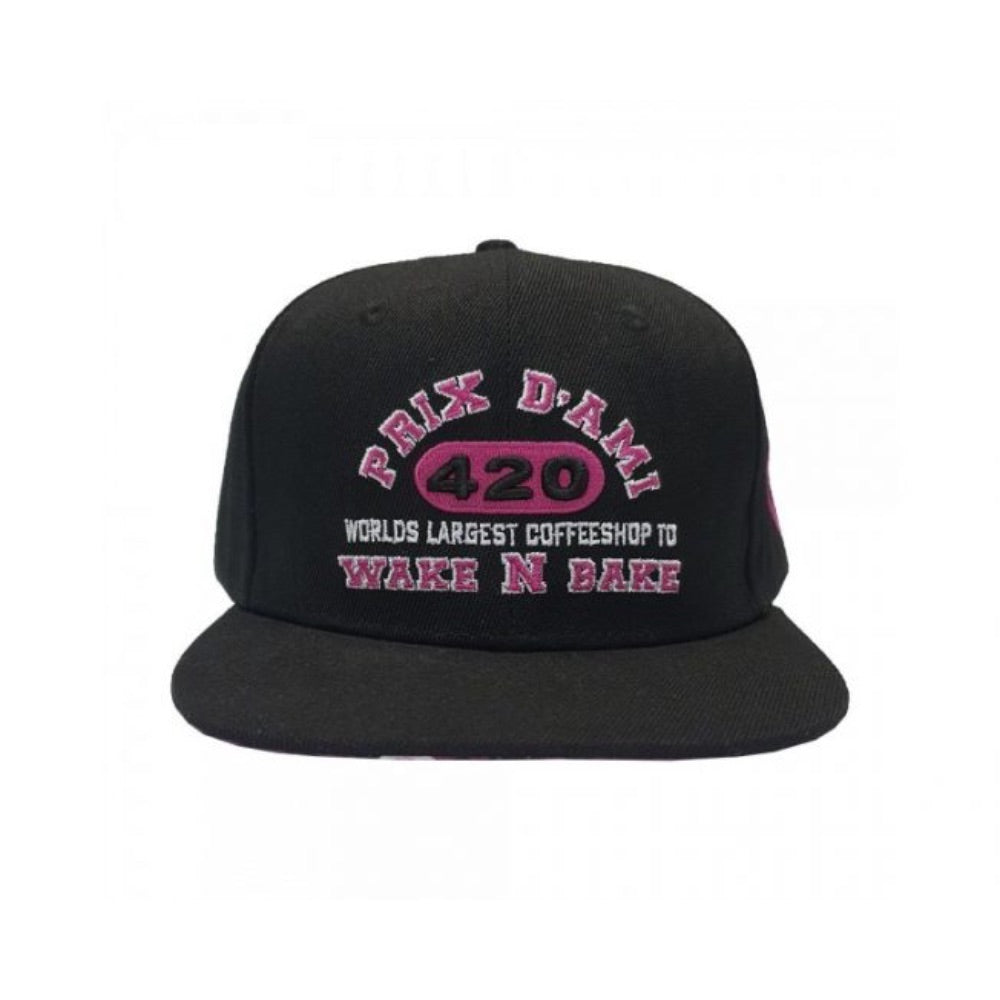 Lauren Rose x Prix D'Ami Wake N Bake Snapback Hat | front view