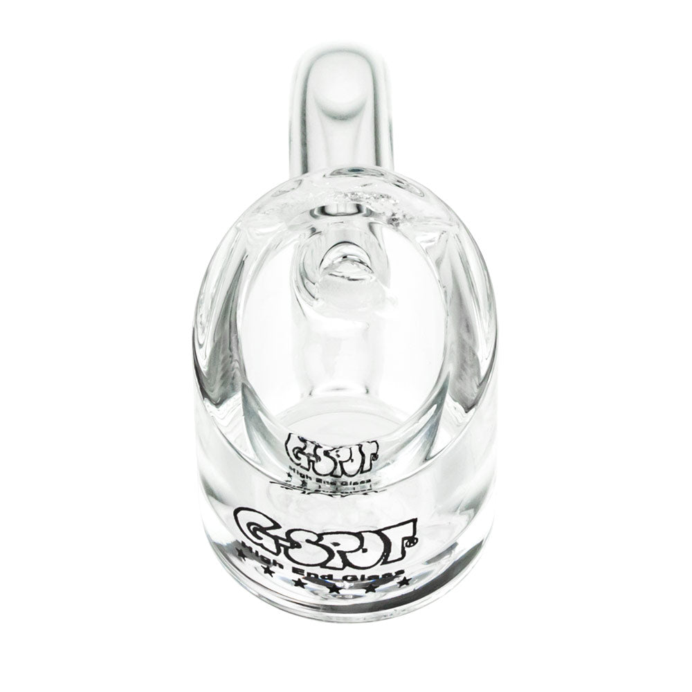 G-Spot Glass Male Quartz Banger with 90° angle | 14.5mm - Top View