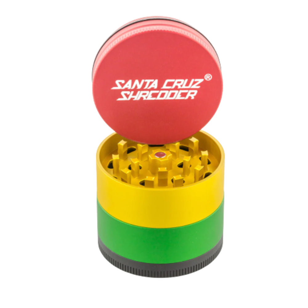Santa Cruz Shredder Aluminum Herb Grinder | Medium | 4-Part
