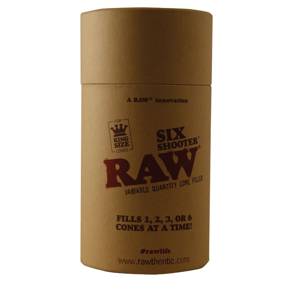 RAW Six Shooter Cone Filler | King Size - Box