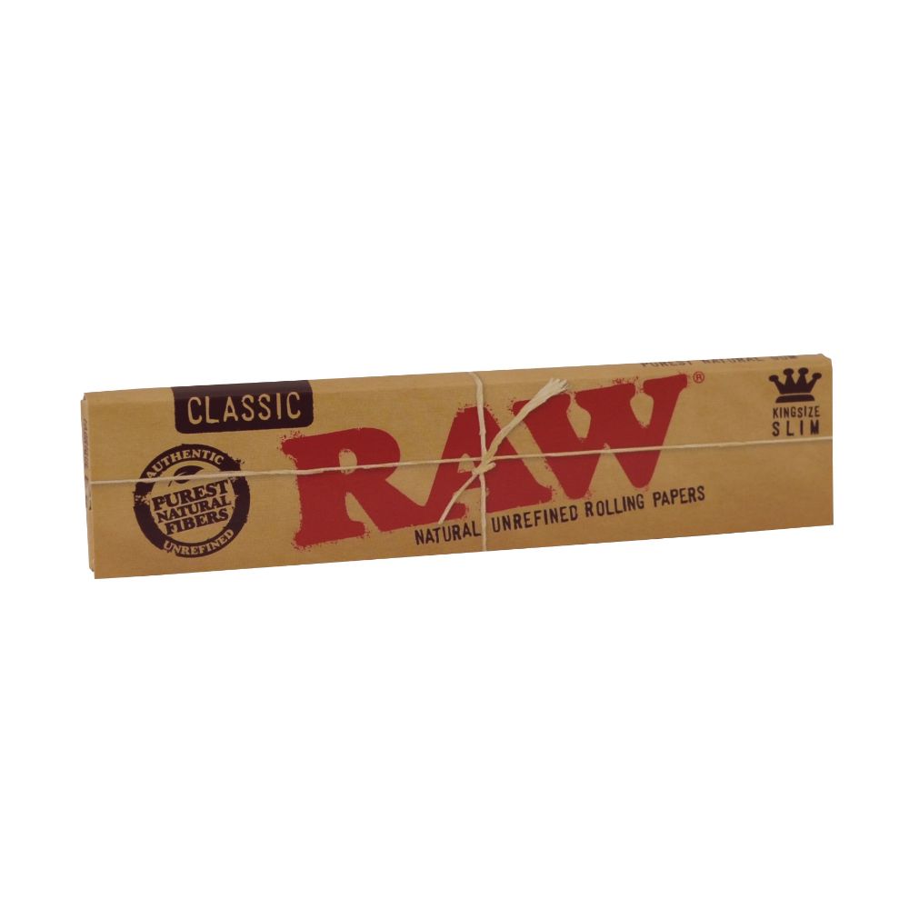 RAW Classic King Size Slim Rolling Papers | Single Pack - Front View