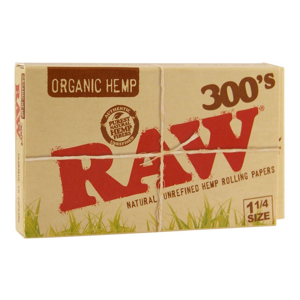 RAW Organic 300's Creaseless Rolling Papers | Single Pack