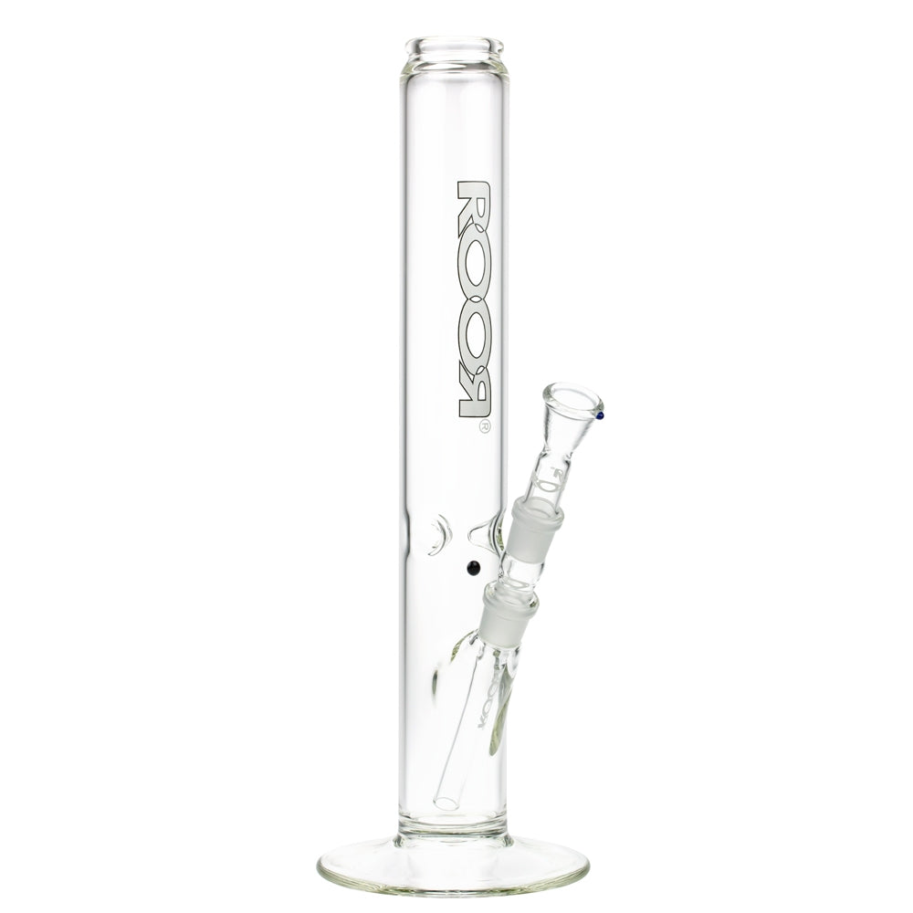 ROOR 3.5mm Black & White series | 40cm | Straight Cylinder Ice Bong | 18.8mm - Side View 1