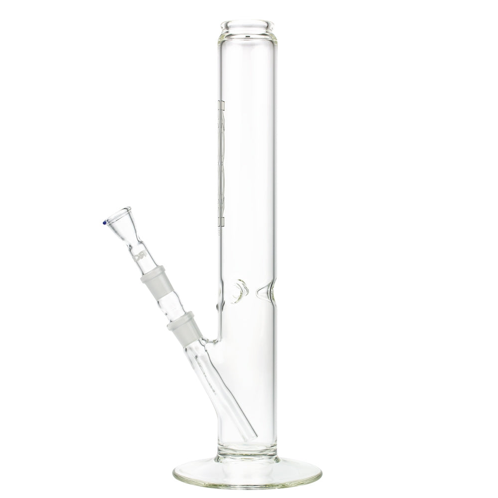 ROOR 3.5mm Black & White series | 40cm | Straight Cylinder Ice Bong | 18.8mm - Side View 3