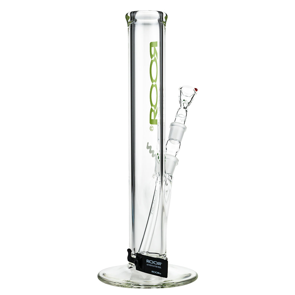 ROOR 7.0mm Green Logo Bong | 35cm - Back View