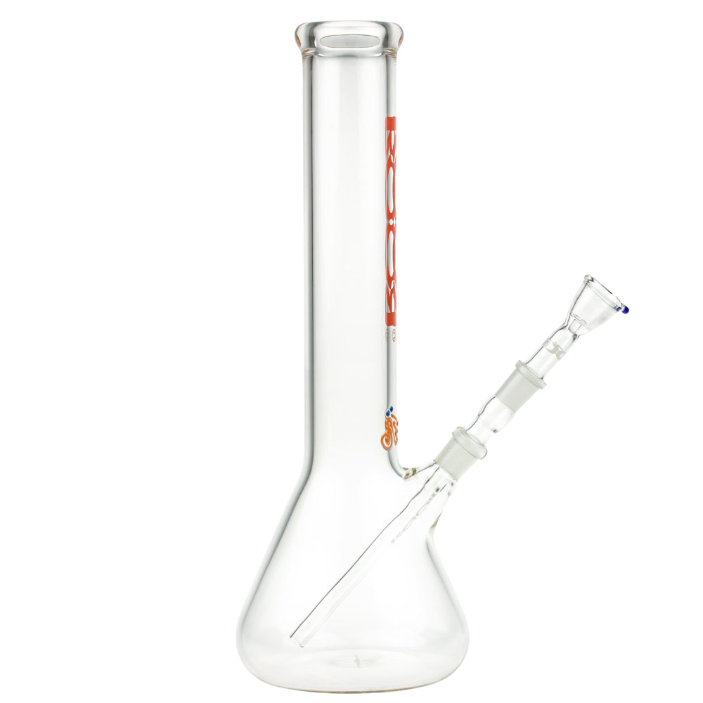 ROOR Little Sista Beaker Bong 7.0mm Red logo | 35cm | 14.5mm - Side View 6