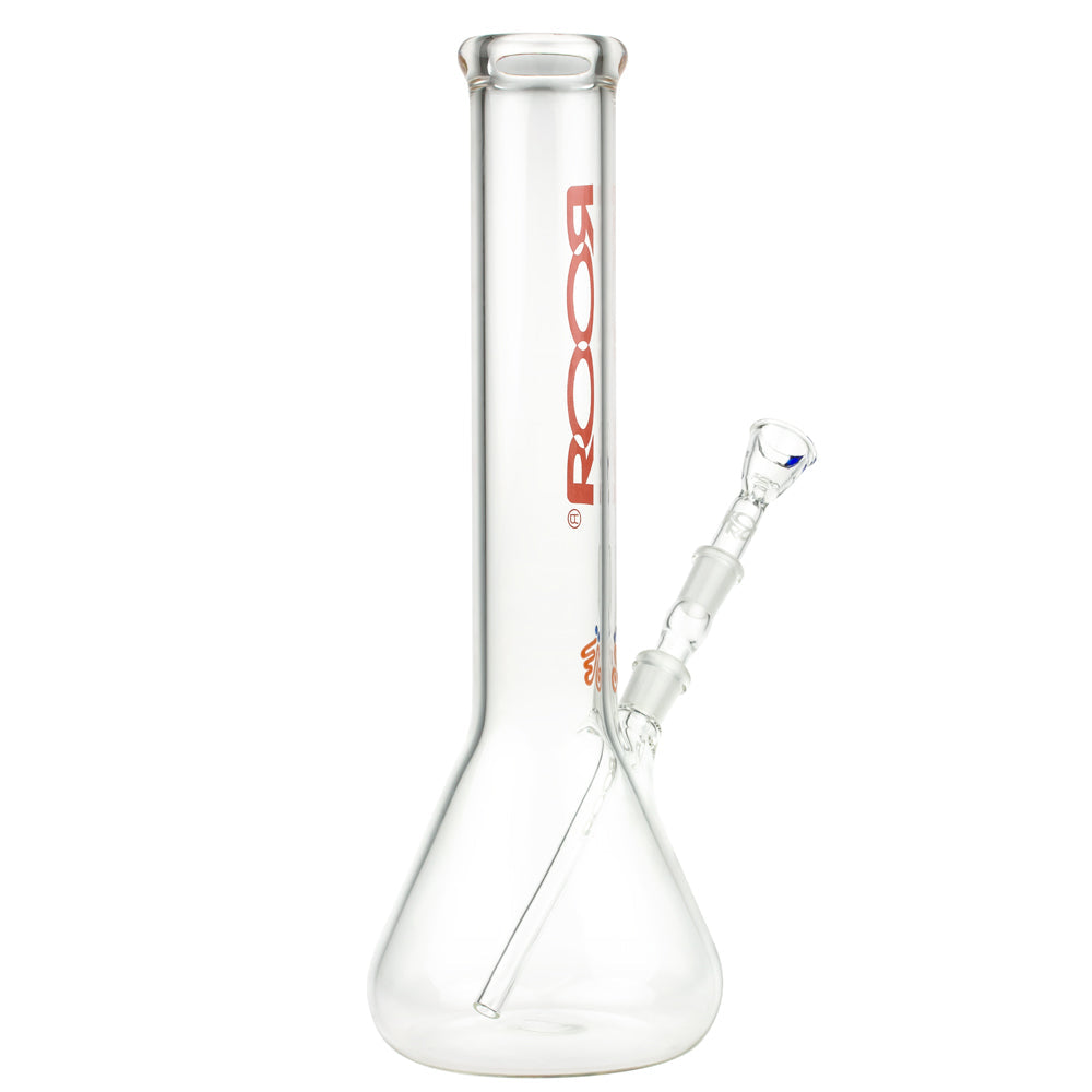 ROOR Little Sista Beaker Bong 7.0mm Red logo | 35cm | 14.5mm - Side View 5