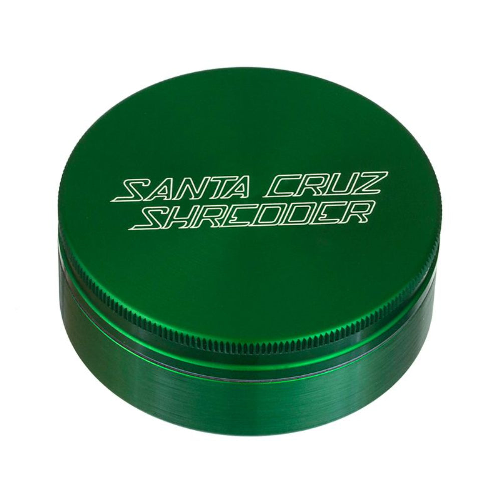 Santa Cruz Shredder Aluminum Herb Grinder | Medium | 2-Part | Green