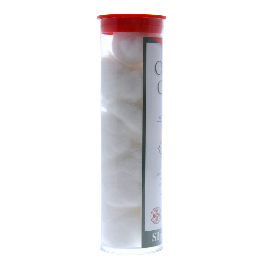SI Pipes - McFinn’s Organic Cotton Balls in Tube - Side
