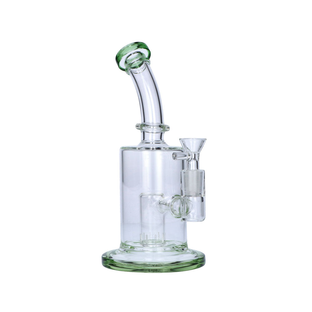 Glass Bubbler with Slitted Perc | 9 Inch