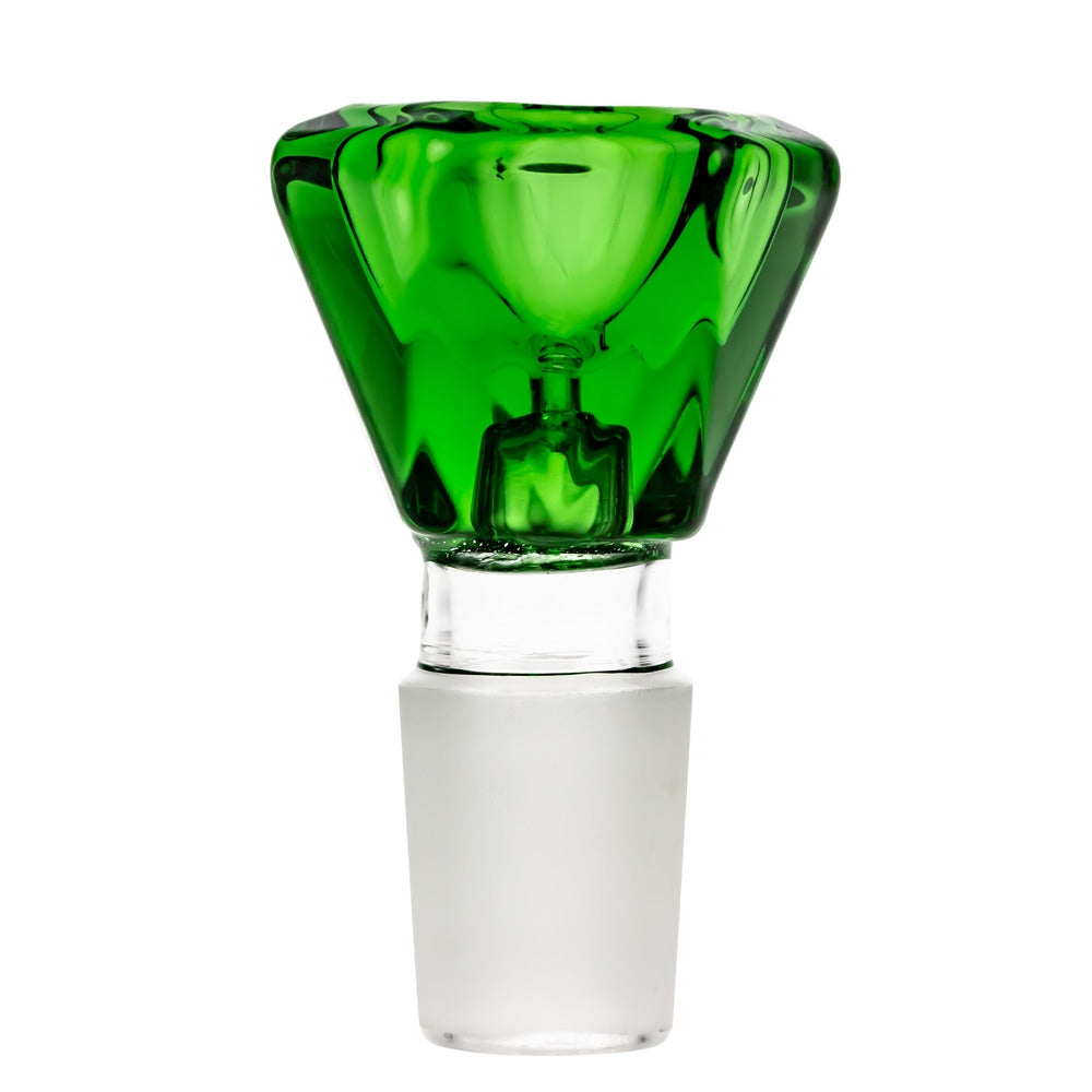 Glass Diamond Herb Bowl | Green | 18.8mm