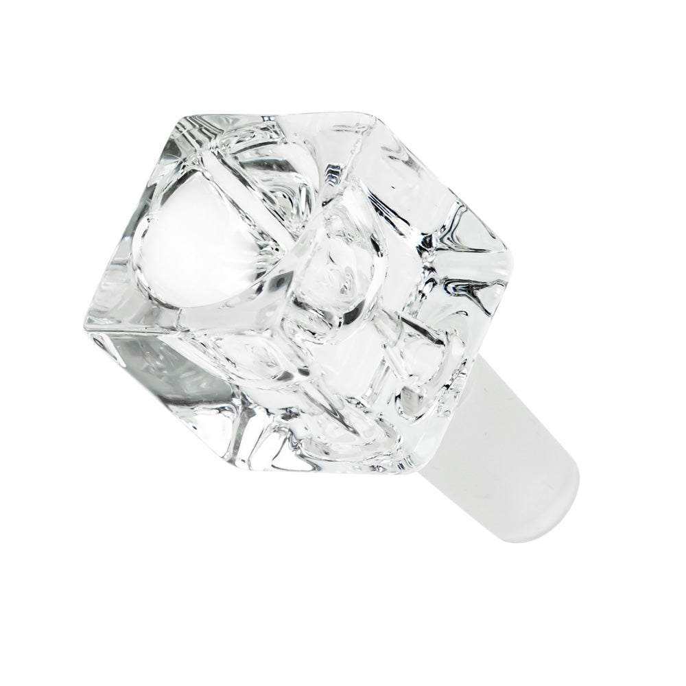 Square Glass Bowl | Clear | 14.5mm - Top View