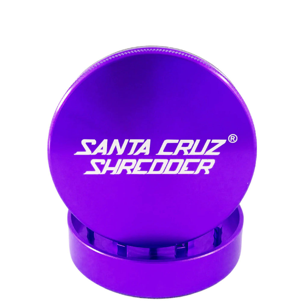 Santa Cruz Shredder Aluminum Herb Grinder | Large | 2-Part | Purple