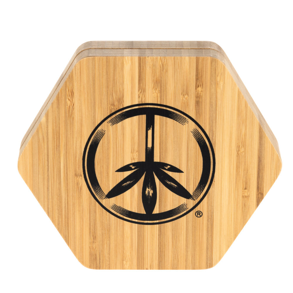 World Piece Mini Oil Bamboo Tray - Closed