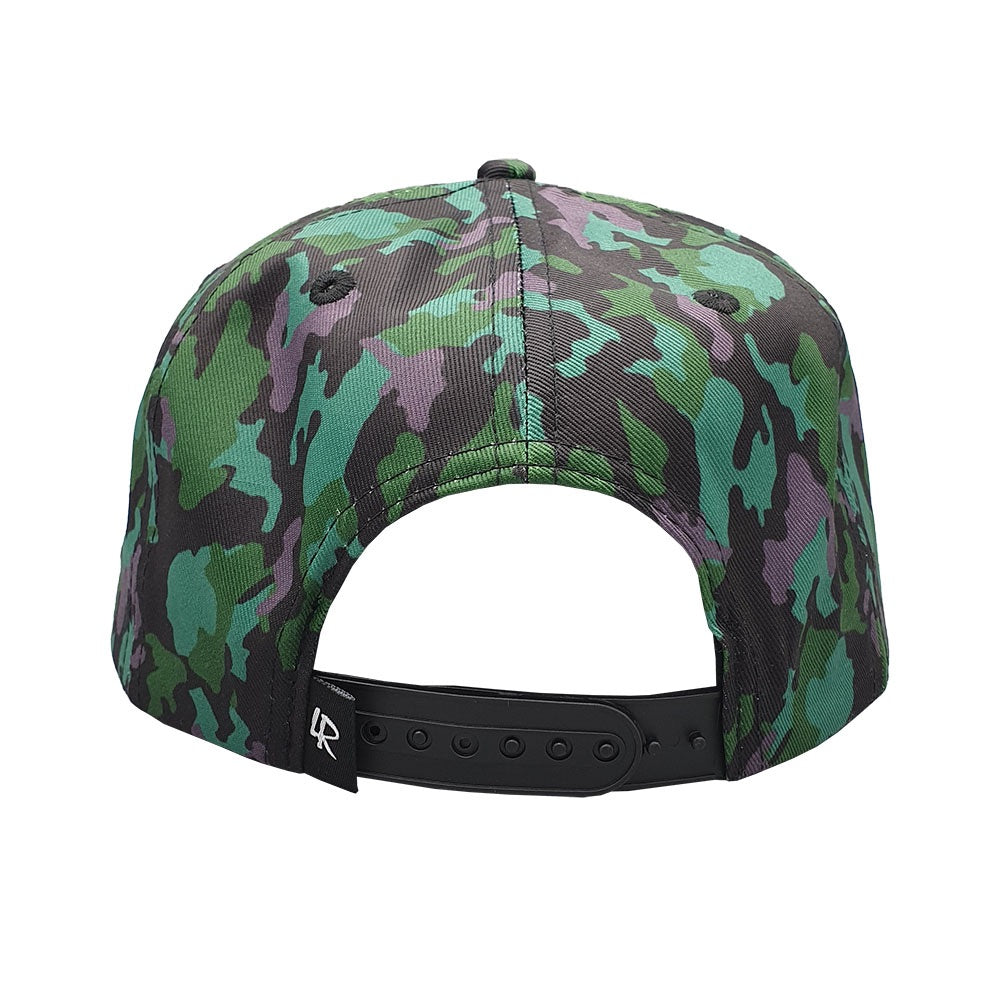 Lauren Rose Sour Diesel 420 Camo Snapback | back view