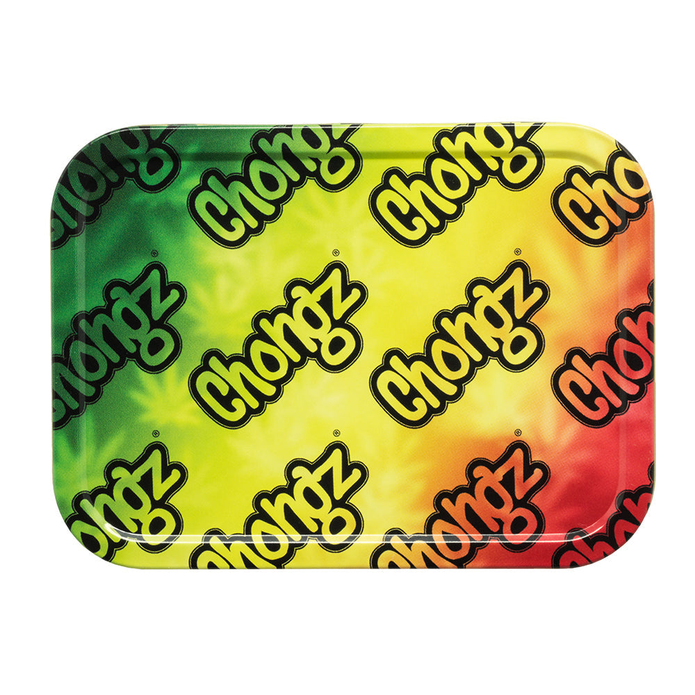 Chongz Rasta Leaf Stash Tin | 2oz - Top View