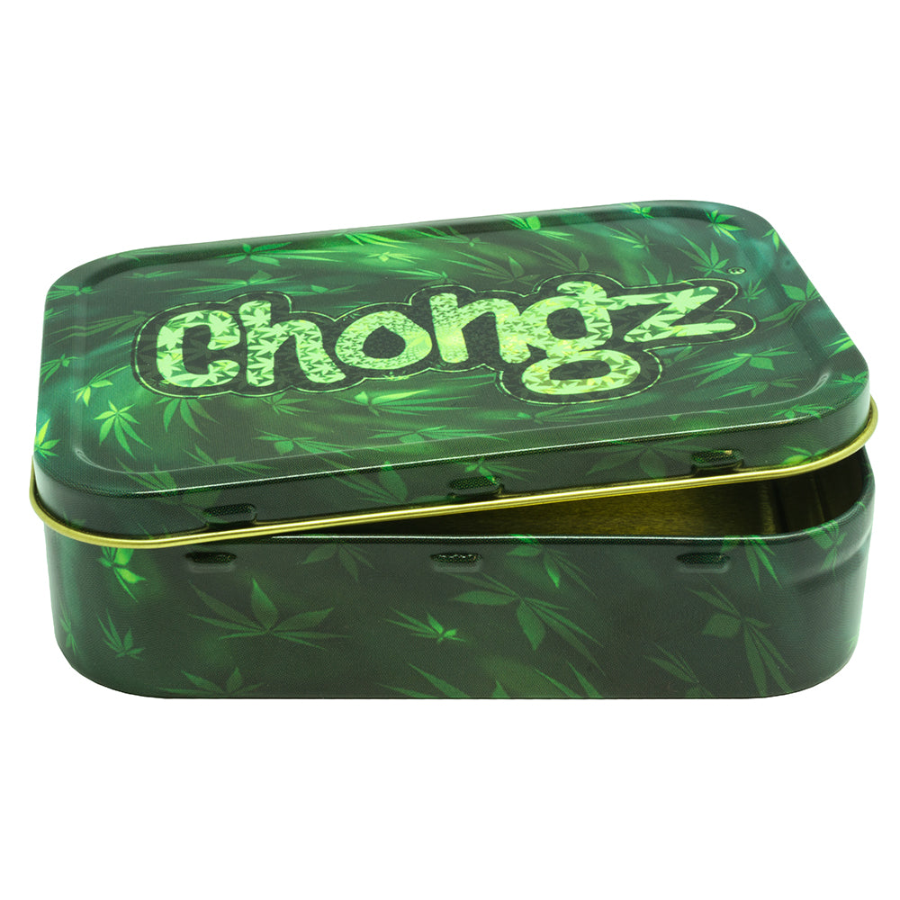 Chongz Swirl Leaf Stash Tin | 2oz