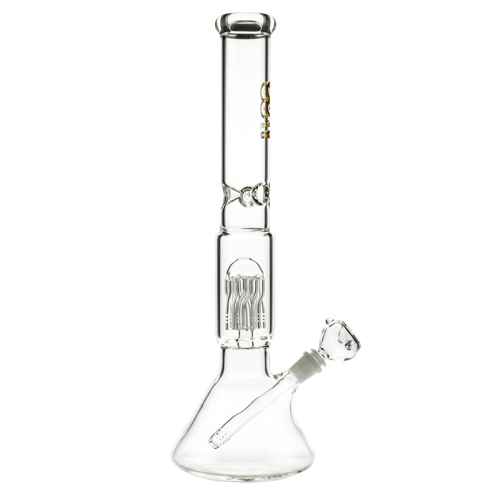 Glasscity Limited Edition Beaker Ice Bong with Twisted Tree Perc | side view 4
