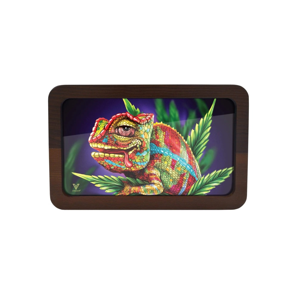 V Syndicate 3D High Def Wood Rolling Tray