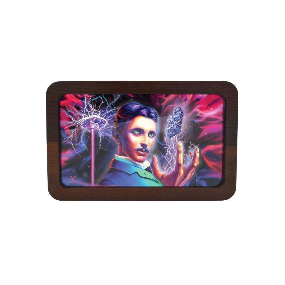 V Syndicate 3D High Def Wood Rolling Tray